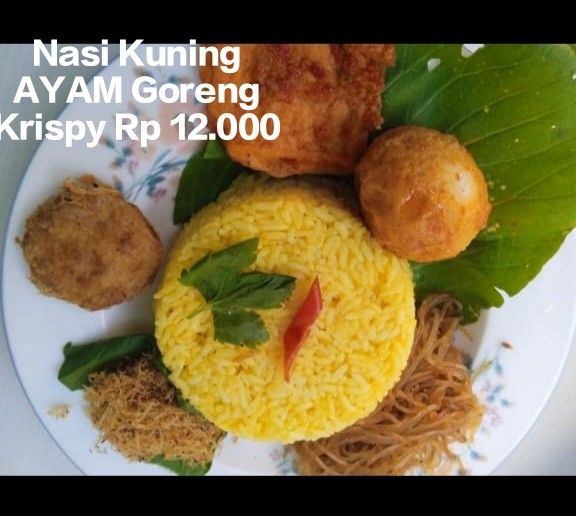 Jual Nasi Kuning Ayam Goreng Krispy Murah