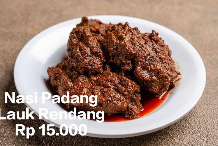 Jual Nasi Padang Lauk Rendang Murah