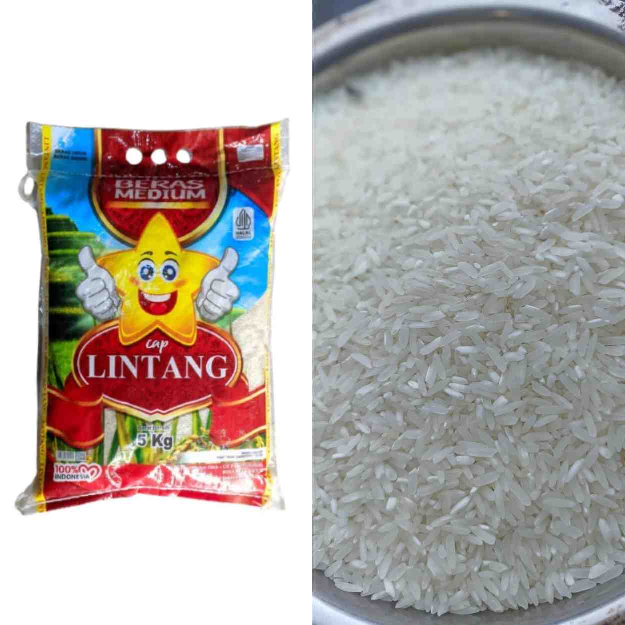 Jual Beras Lintang 5 Kg Murah