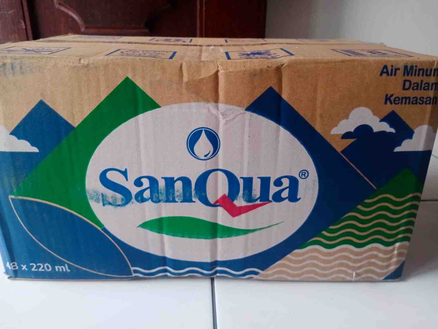 Jual Sanqua Gelas 220ml (Isi 48) Murah